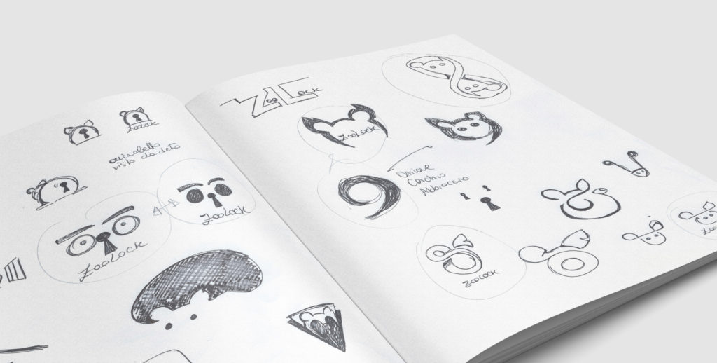 progettazione logo zoolock